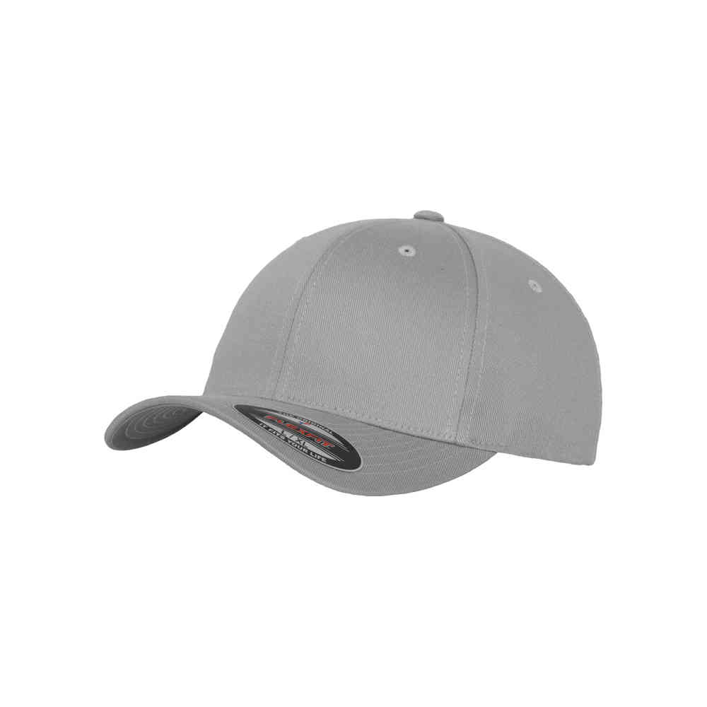 Urban Classics - Wooly Combed Casquette flexfit - Couleur argent